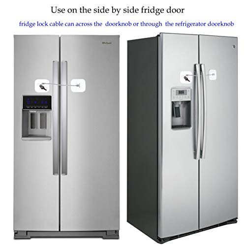 White Fridge Lock W831