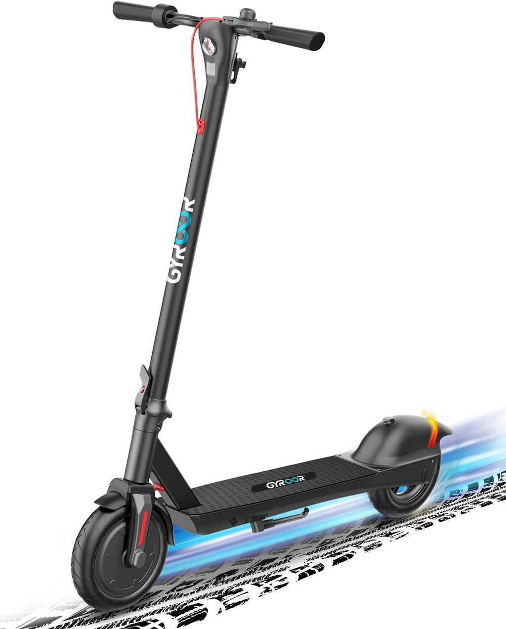 Electric Scooter with 23 Miles Range, 19 Mph, 380W Motor, 8.5" Pneumatic Tire B552