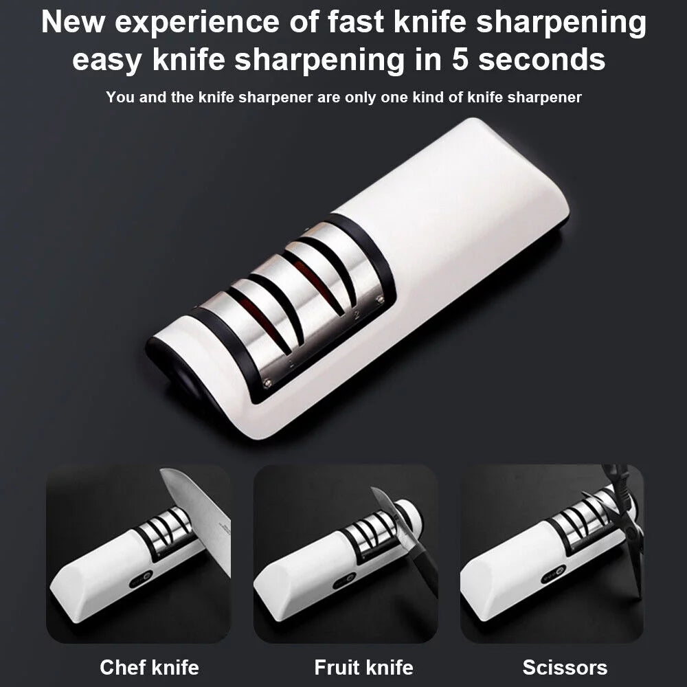 Electric Knife Sharpener 3 Speed Sharpening System E740882