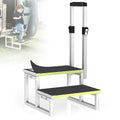 2 Step Stool with Handrail, Anti-Slip Mats, Wide Platform C621