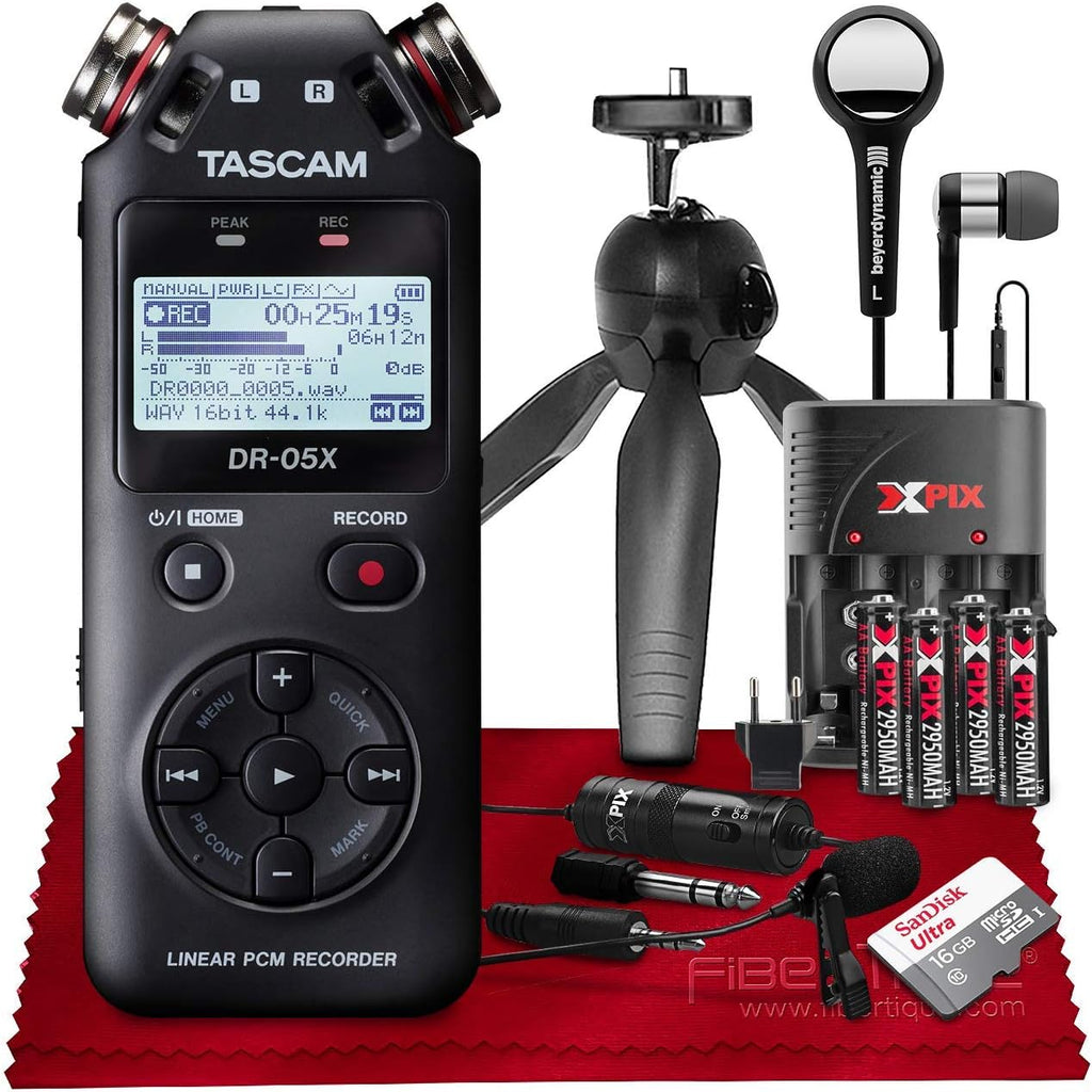 32GB Portable Stereo Digital Audio Recorder with USB Audio Interface M719120