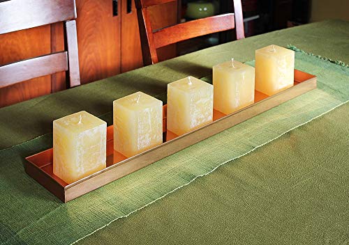Copper Rectangular Windowsill Plant Tray, 29-in S1941