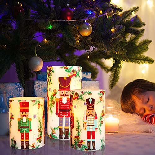 Flameless LED Pillar Candles with Timer & Remote Q940