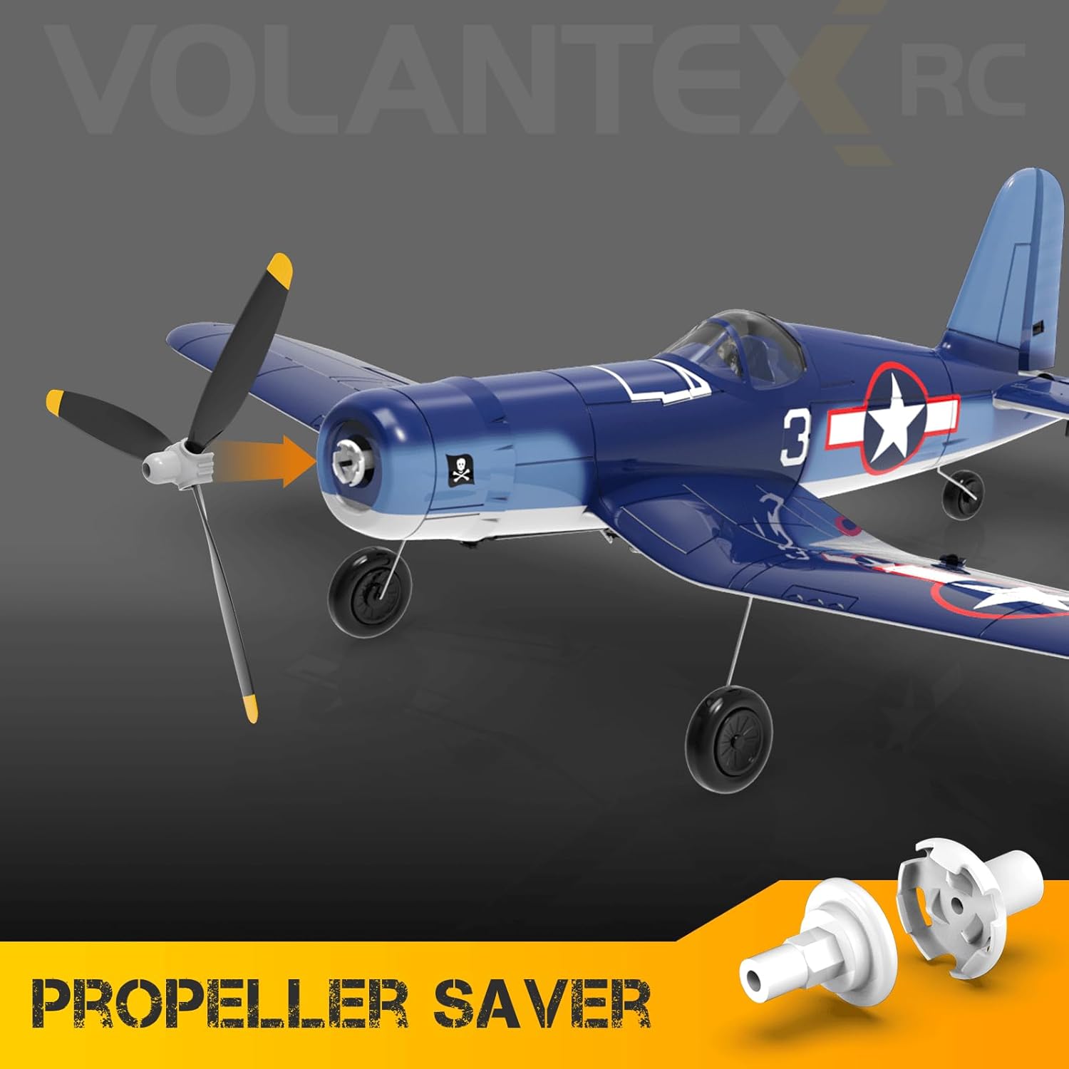 4-CH Remote Control Airplane F4U Corsair E574040