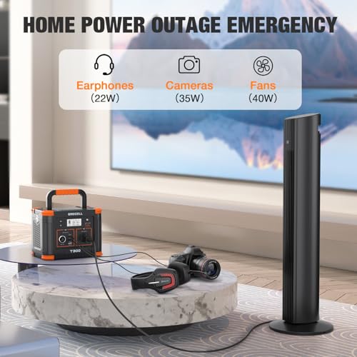 230.88Wh 300W Portable Power Station with 60W USB-C PD Output J60403