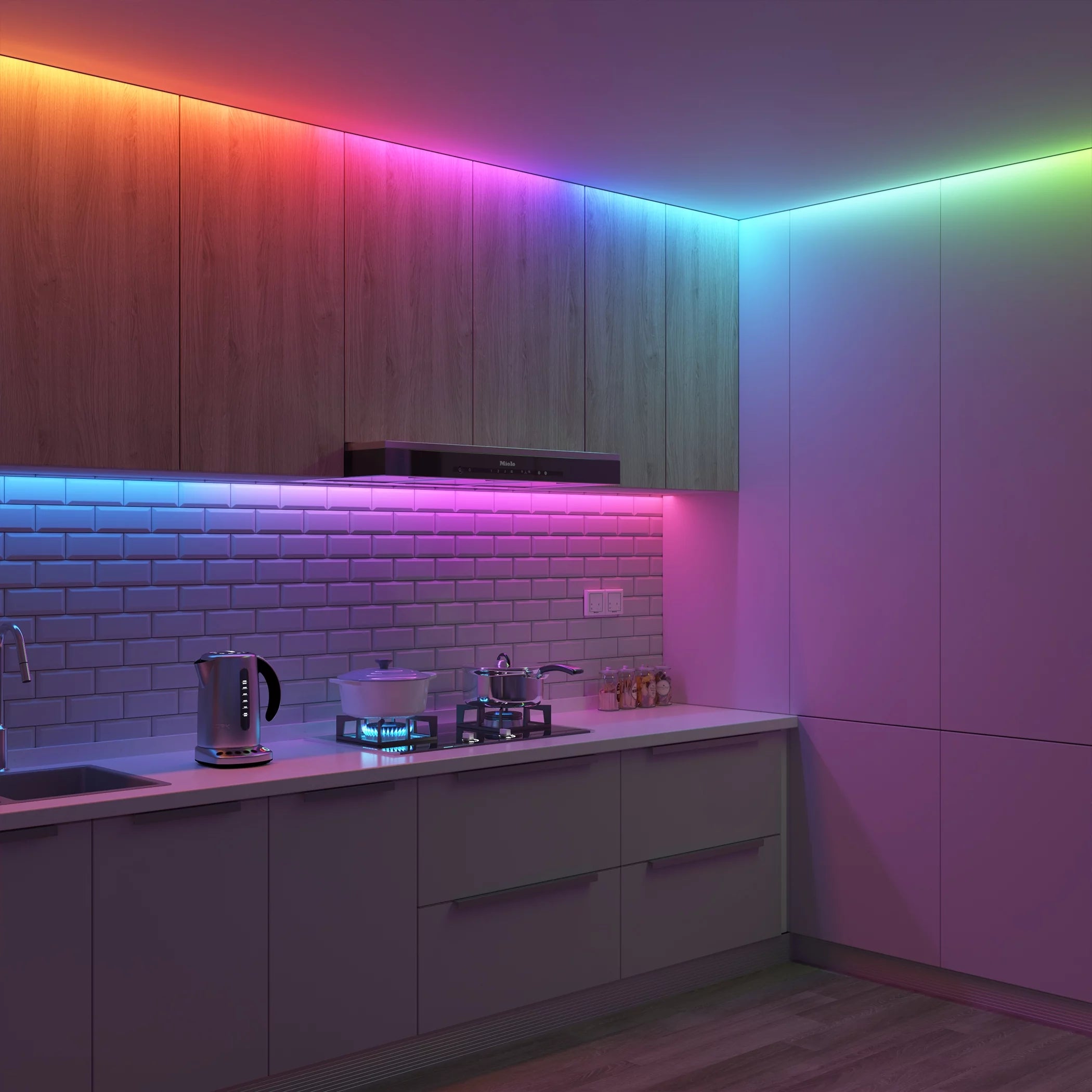 9.8ft Wi-Fi RGBIC LED Strip Light W692323