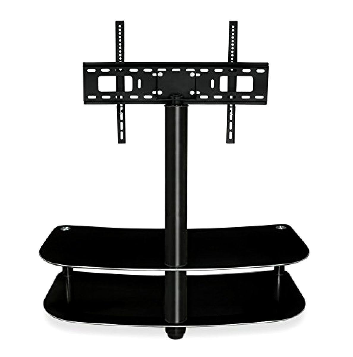 Floor TV Stand with Glass Shelves D27745