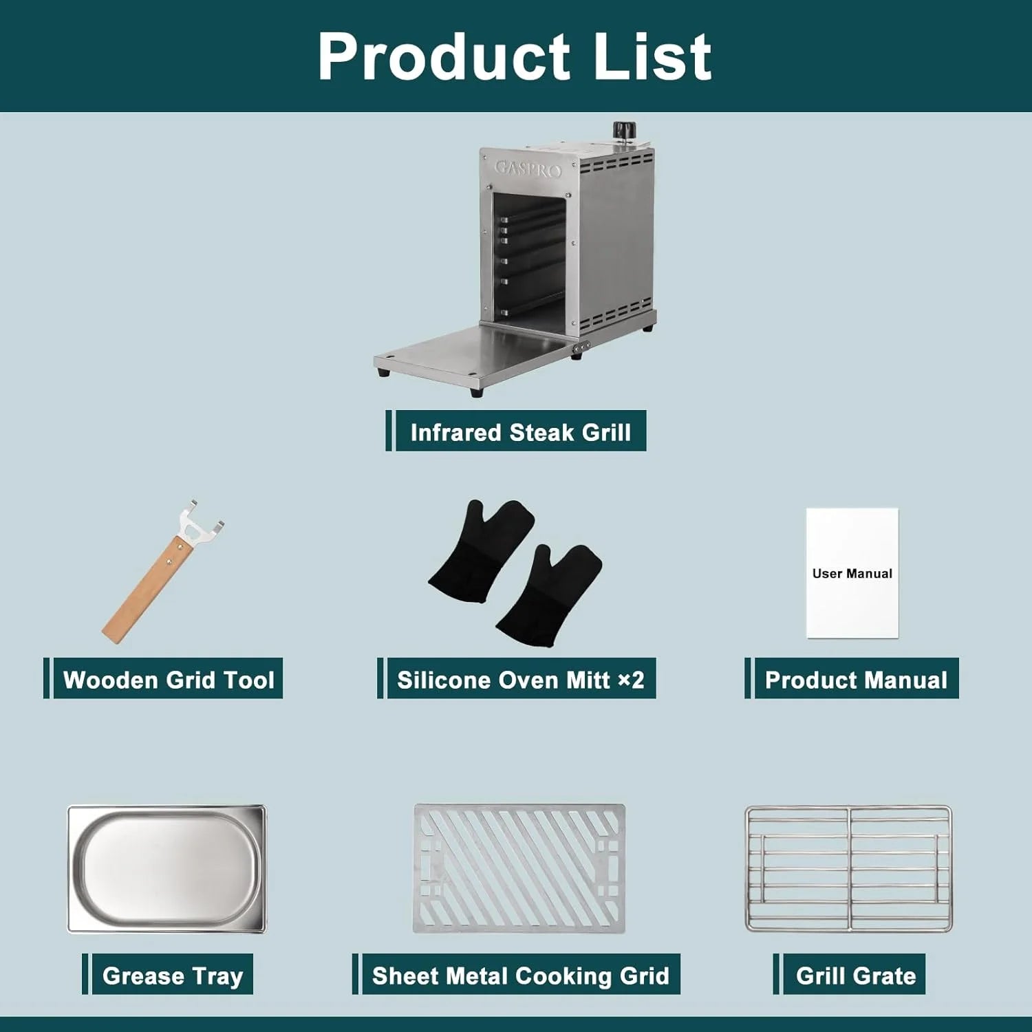 1500℉ Portable Propane Gas Grill with Infrared Technology G587