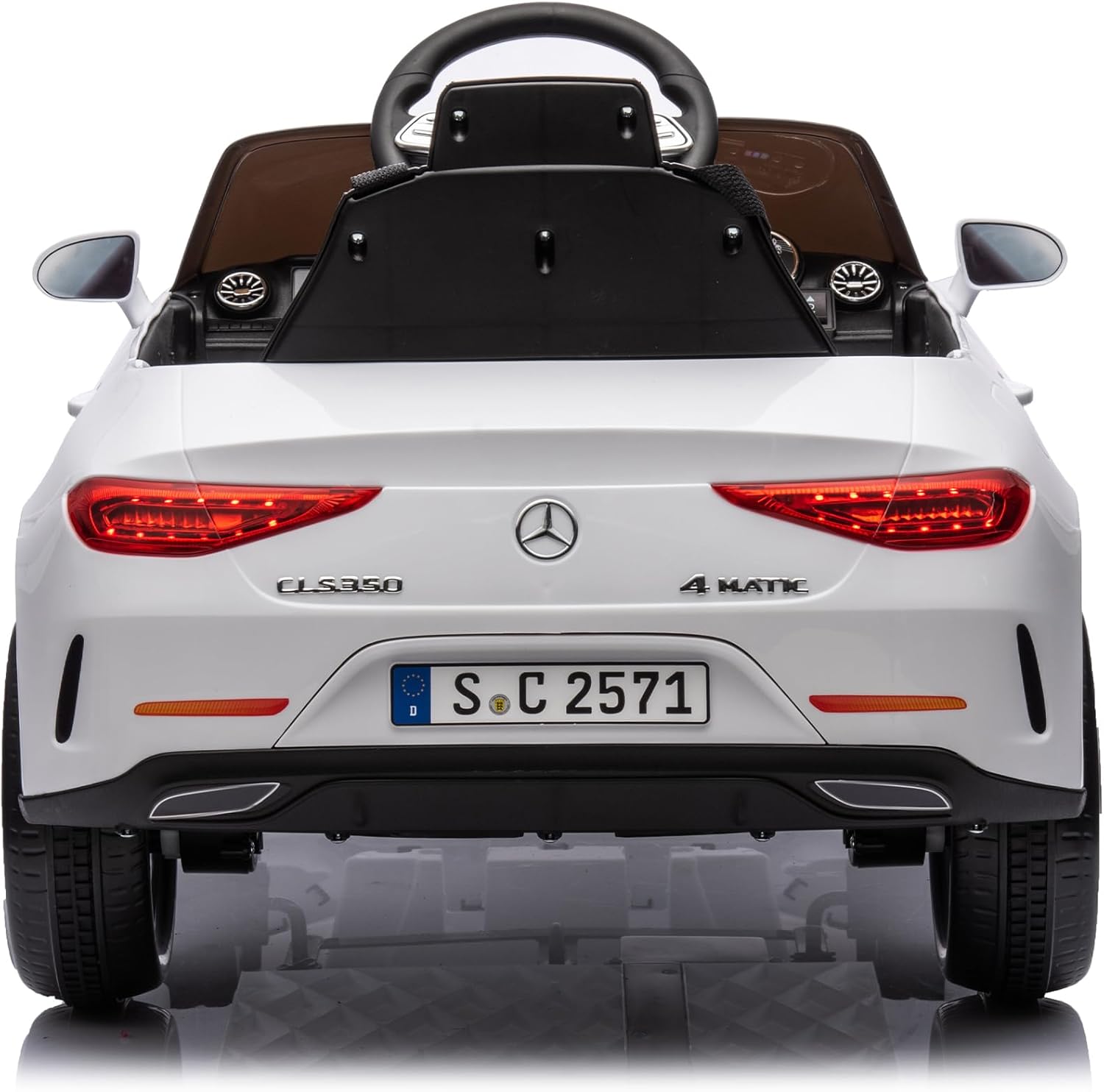 White 12v Electric Ride On Car I273