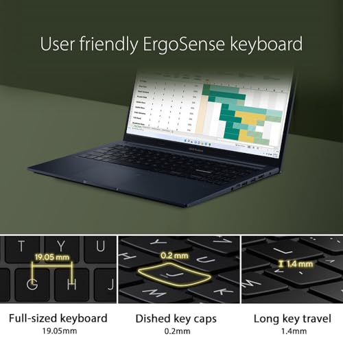 Quiet Blue 15.6" FHD Laptop with 16GB RAM and 512GB SSD Y8407