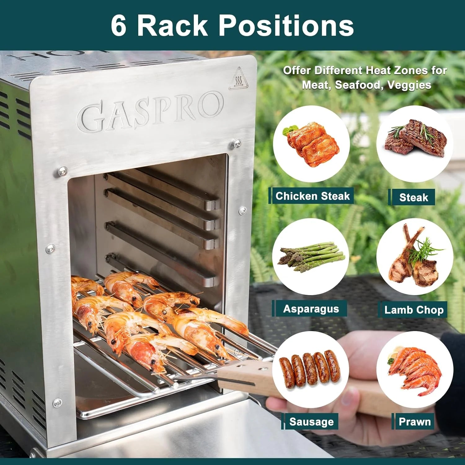 1500℉ Portable Propane Gas Grill with Infrared Technology G587