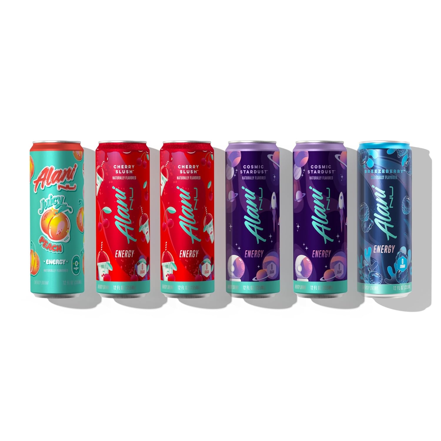 12 Fl Oz Cans (6 Pack) Low Calorie Sugar Free Energy Drink G6286