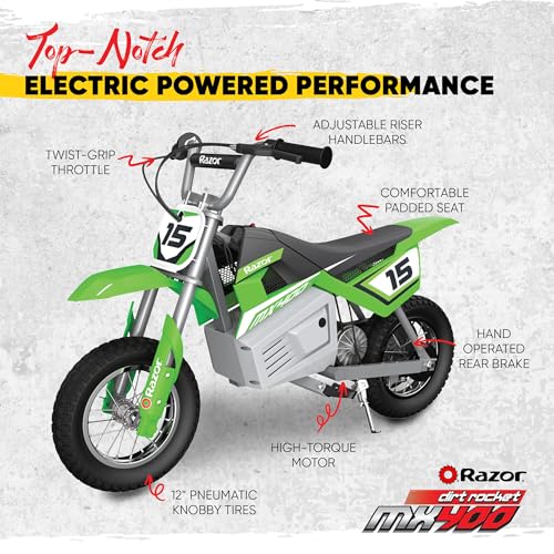 Green Electric Dirt Bike F1300