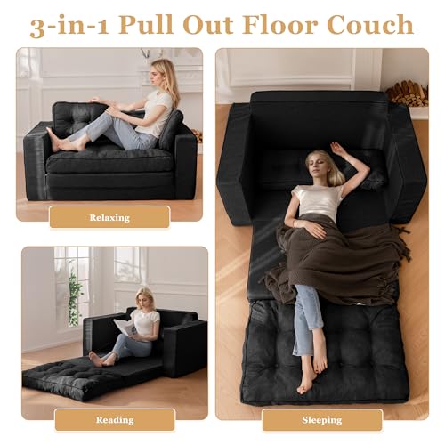 55" Convertible Sofa Bed Couch Futon H781