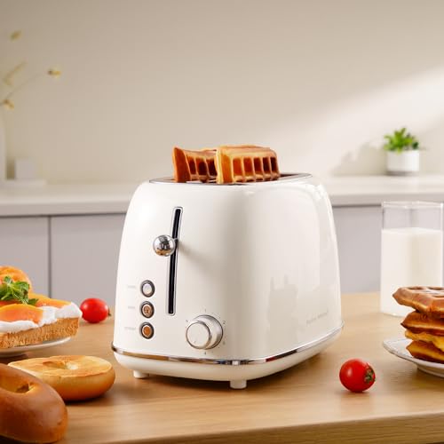 2 Slice Retro Stainless Steel Toaster with Extra Wide Slot Z81928