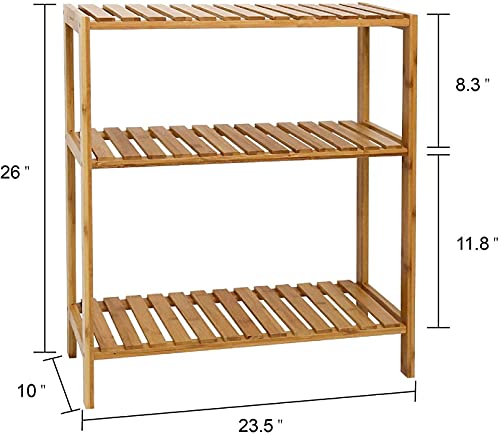 Bamboo 5-Tier Corner Shelf W189943