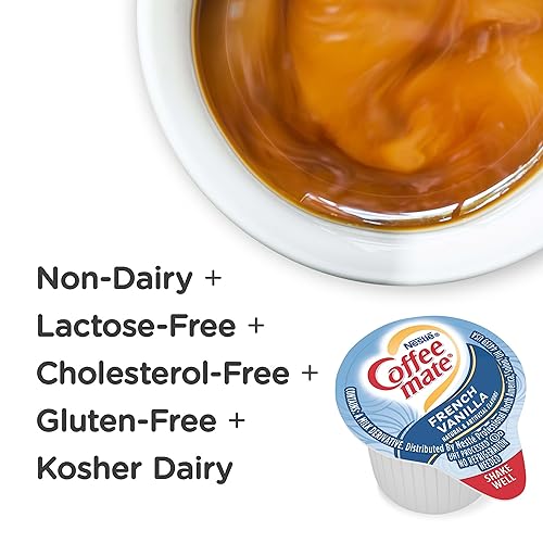 French Vanilla Liquid Coffee Creamer Singles, Box of 180 H23572