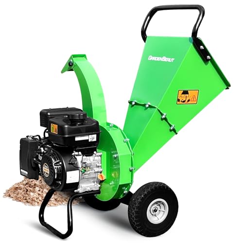 7HP 212cc Gas Powered Wood Chipper Shredder B94596
