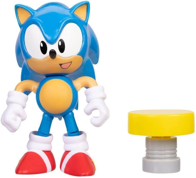 Classic Sonic Action Figure with Yellow Spring Accessory P457
