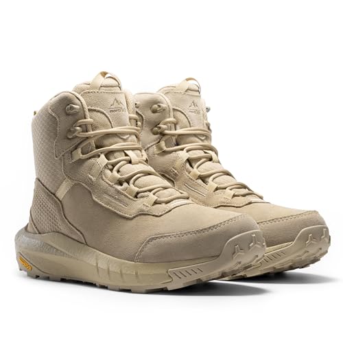 Waterproof Leather Tactical Work Boots with Cushion Sole E5632