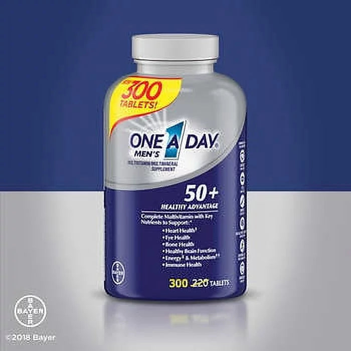 300 Tablets Men's 50+ Multivitamin Supplement D392
