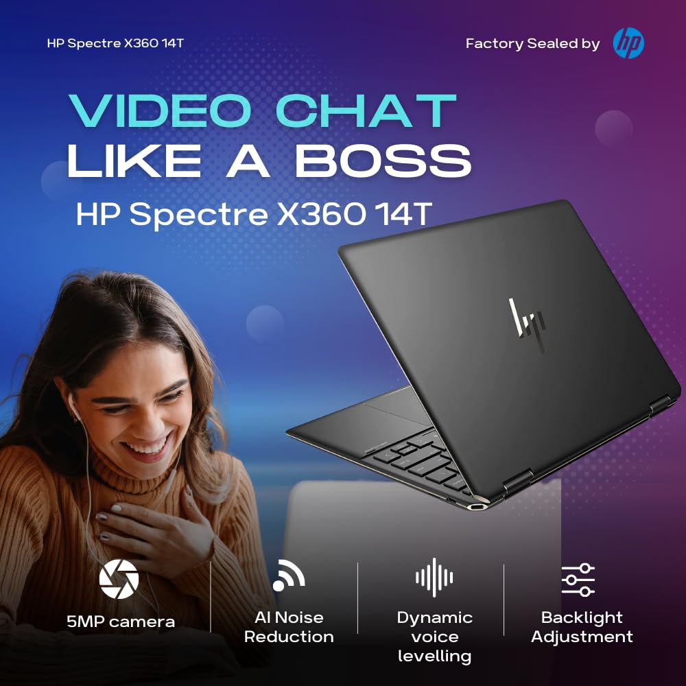13.5" Touch Laptop with Intel i7, 16GB RAM, 512GB SSD, Nightfall Black O658731