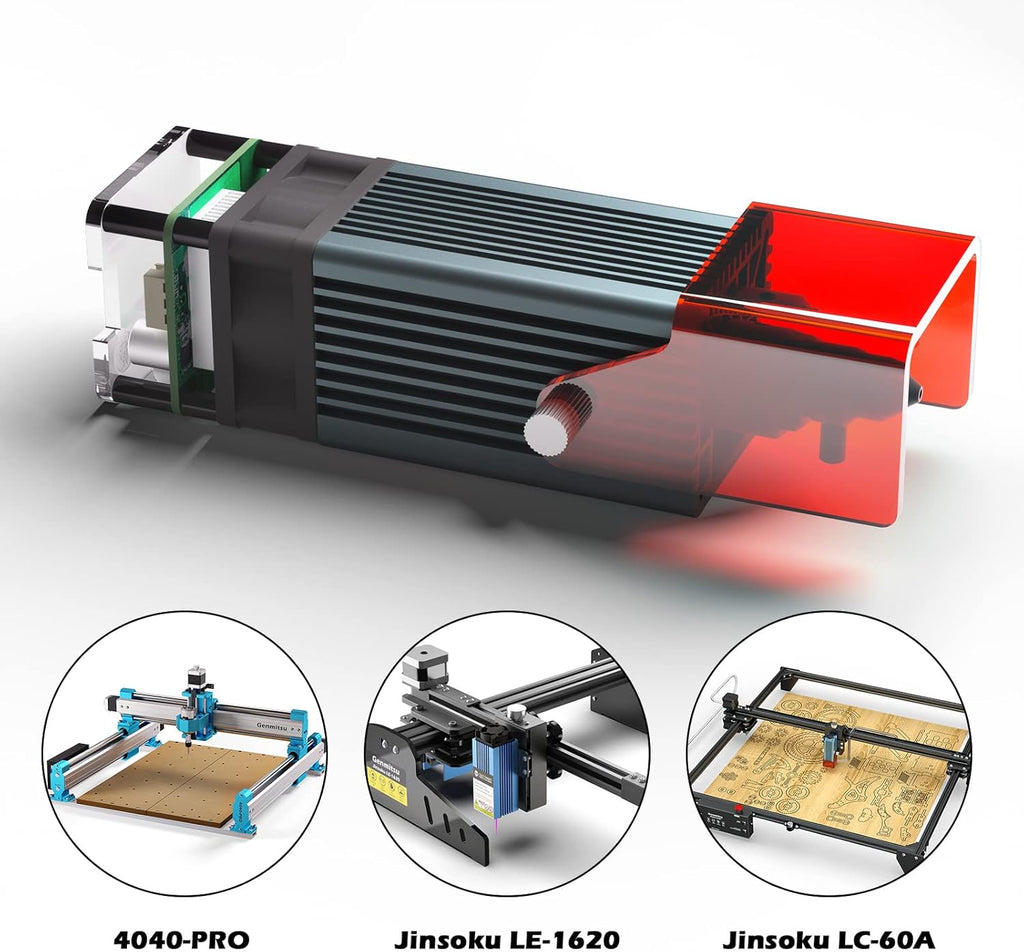 10W Compressed Spot Laser Module with Air Assist Nozzle E30911