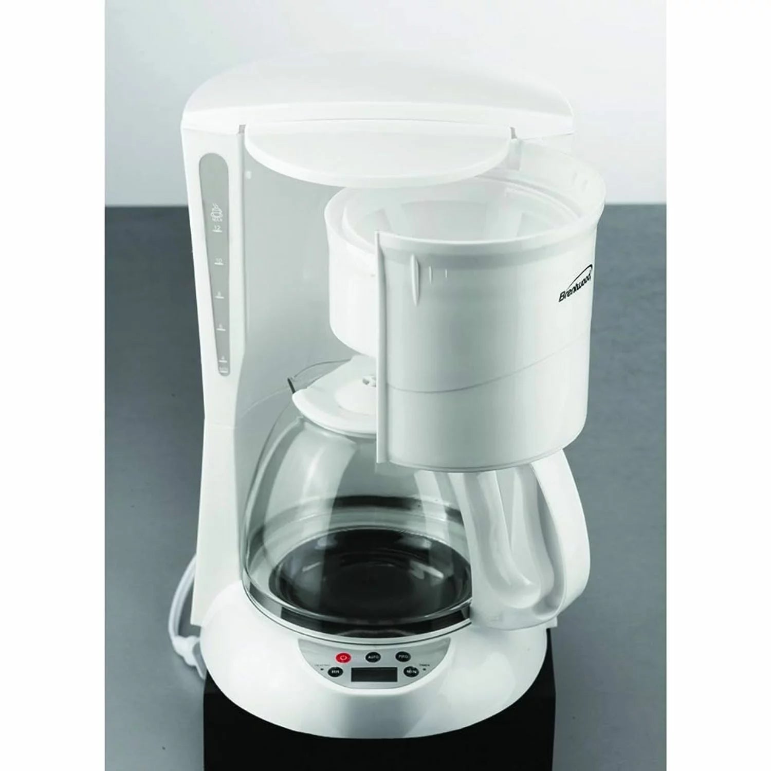 White 12 Cup Digital Coffee Maker J74099