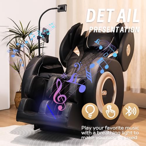Full Body Zero Gravity Massage Chair with Heat, Airbags, Foot Massage U77037