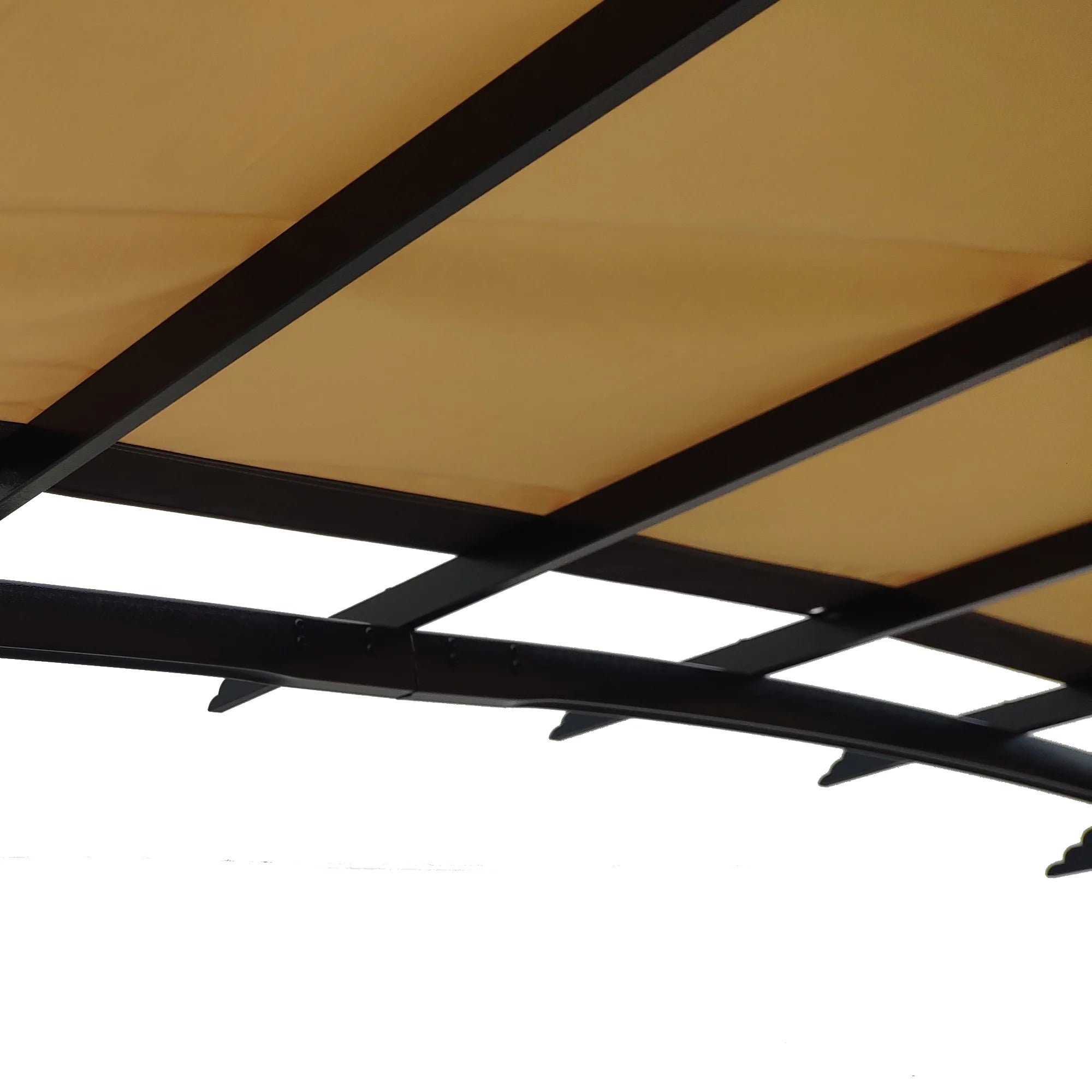 Universal Canopy Cover Replacement For 12X9 Ft Curved Outdoor Pergola O253902