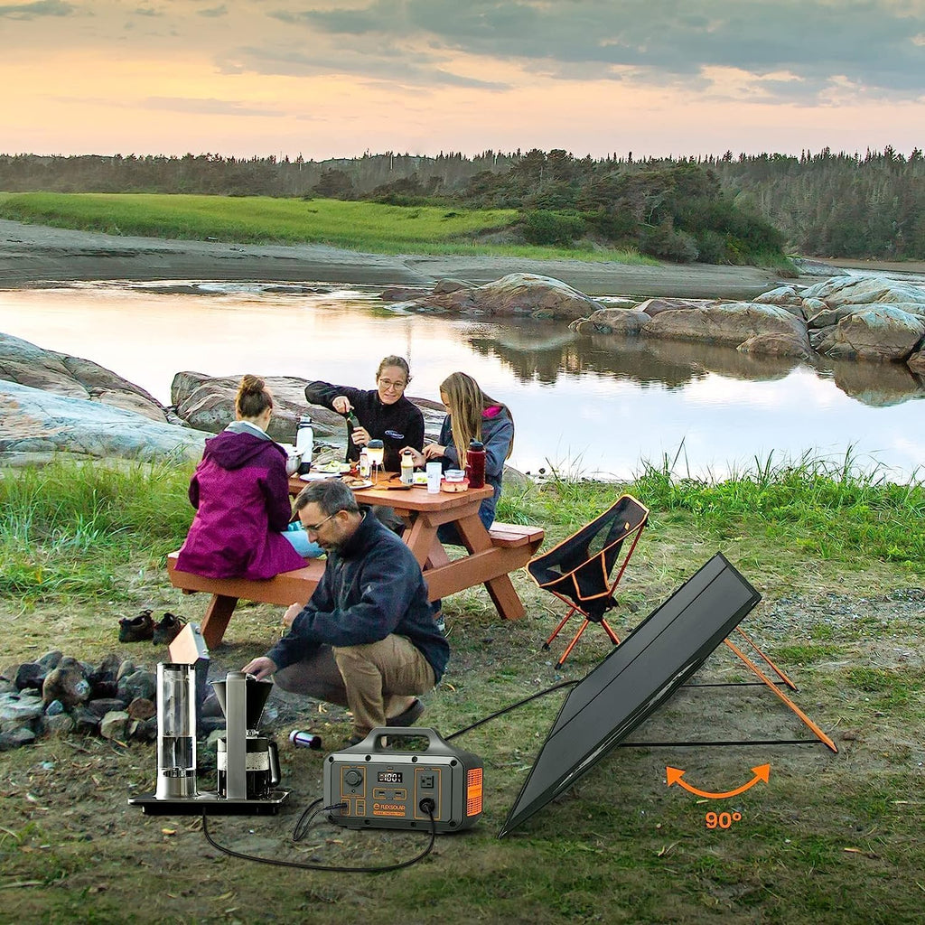 100W Foldable Solar Panel with DC Port J629339