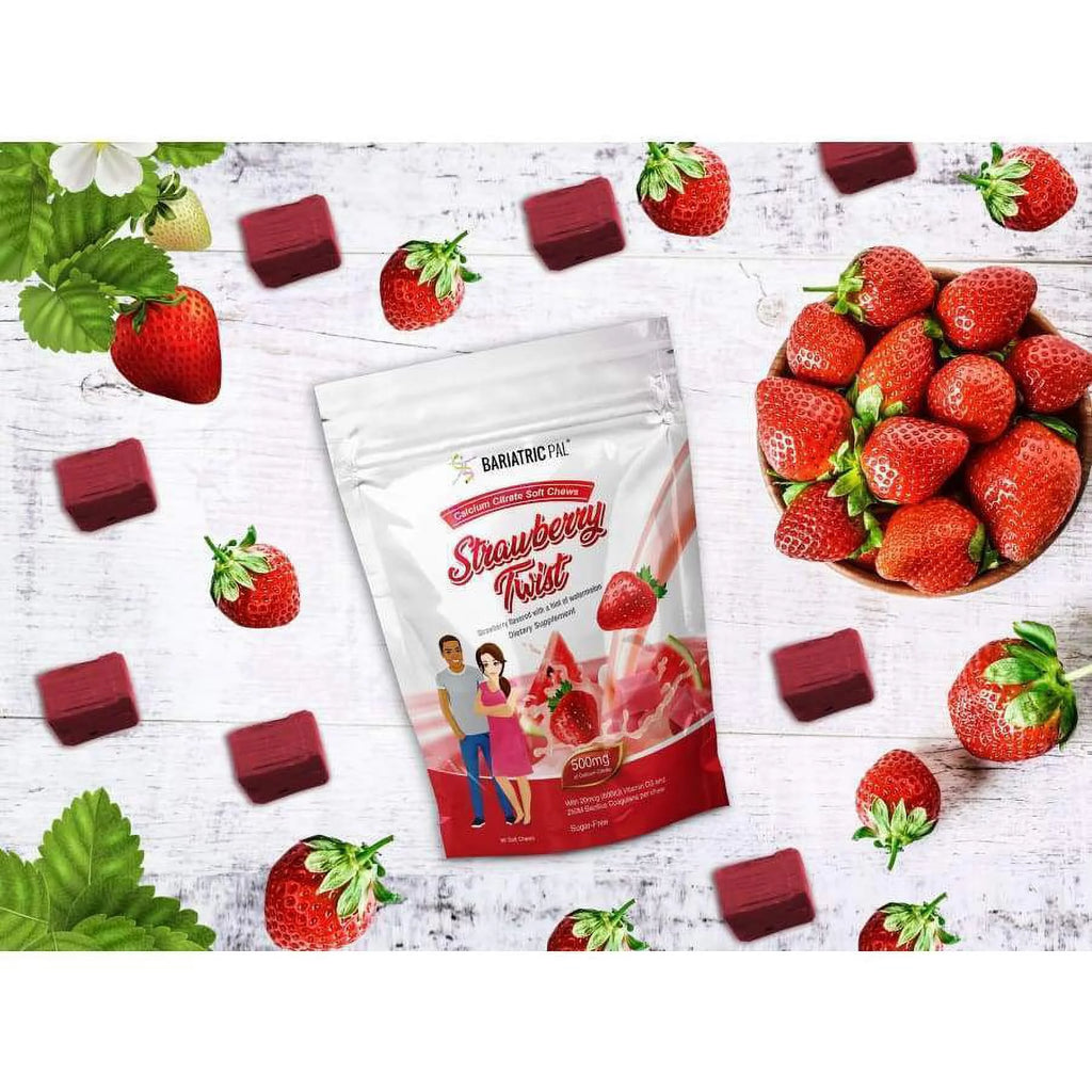 Sugar-Free Calcium Citrate Soft Chews 500mg with Probiotics 90ct J213
