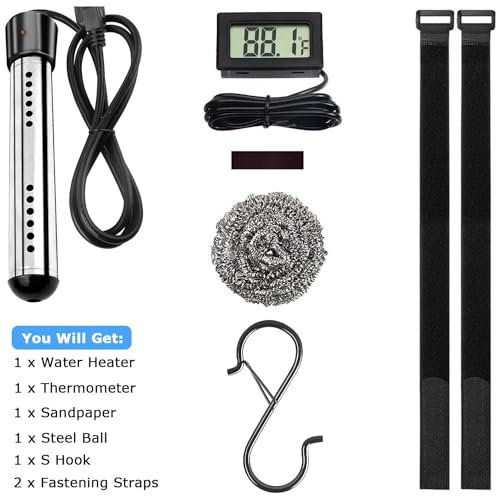 2000W Portable Electric Water Heater with Digital Thermometer Q5341