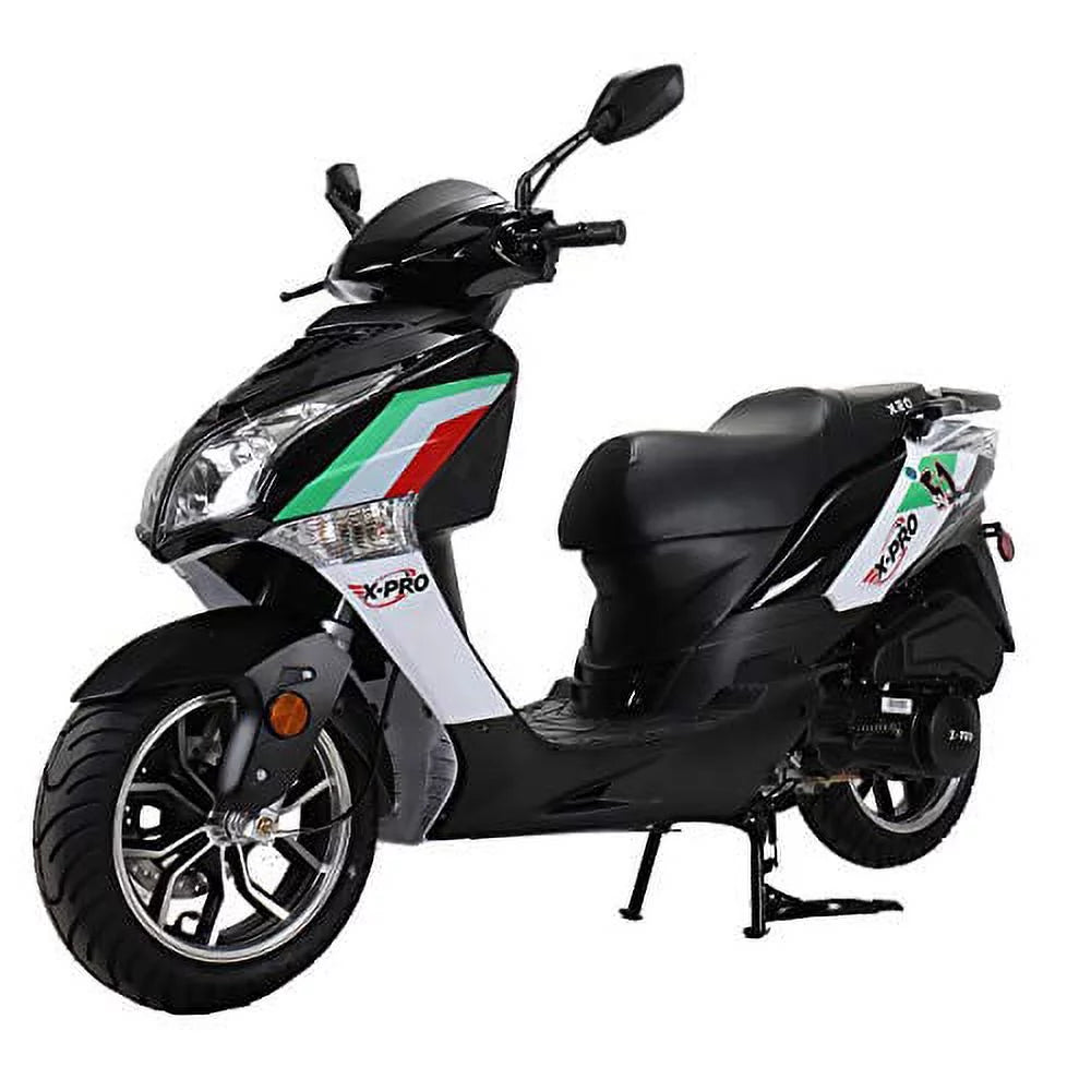 150cc Gas Moped Scooter with 13" Aluminum Wheels X741