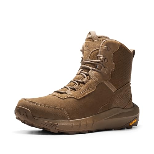 Waterproof Leather Tactical Work Boots with Cushion Sole E5632