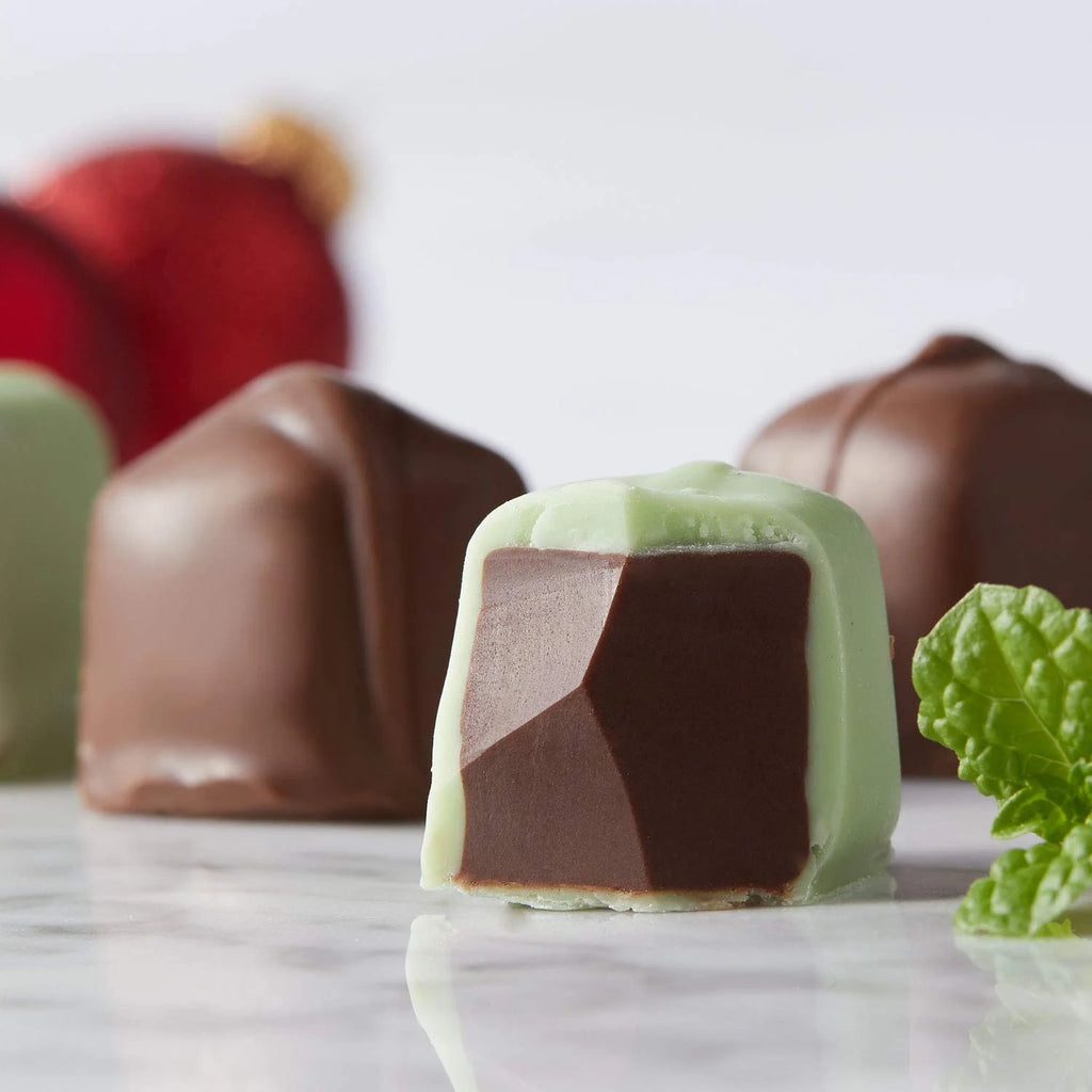 Milk Chocolate And Pastel Candy With A Mint Chocolate Center, 1 Lb D8104