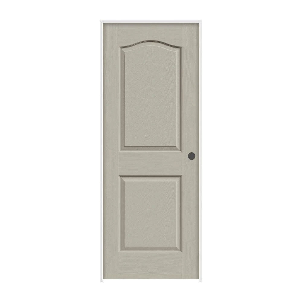 30 in. x 80 in. Desert Sand Left-Hand Textured Solid Core Molded Composite MDF Single Prehung Interior Door G59309
