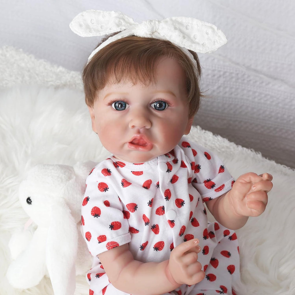 20 Inch Weighted Cloth Body Reborn Baby Doll V27680
