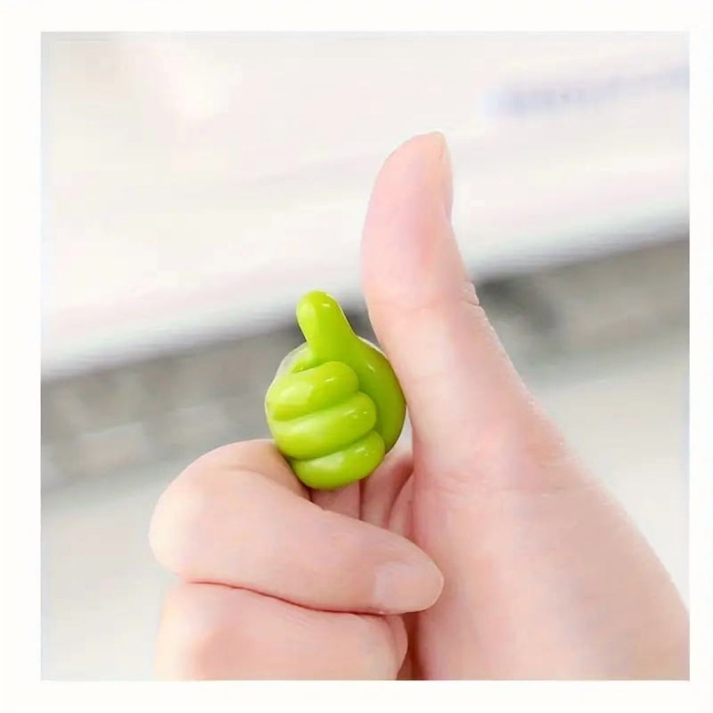 50 Pcs Silicone Thumb Wall Hook Adhesive Cable Clip Key Hanger M609
