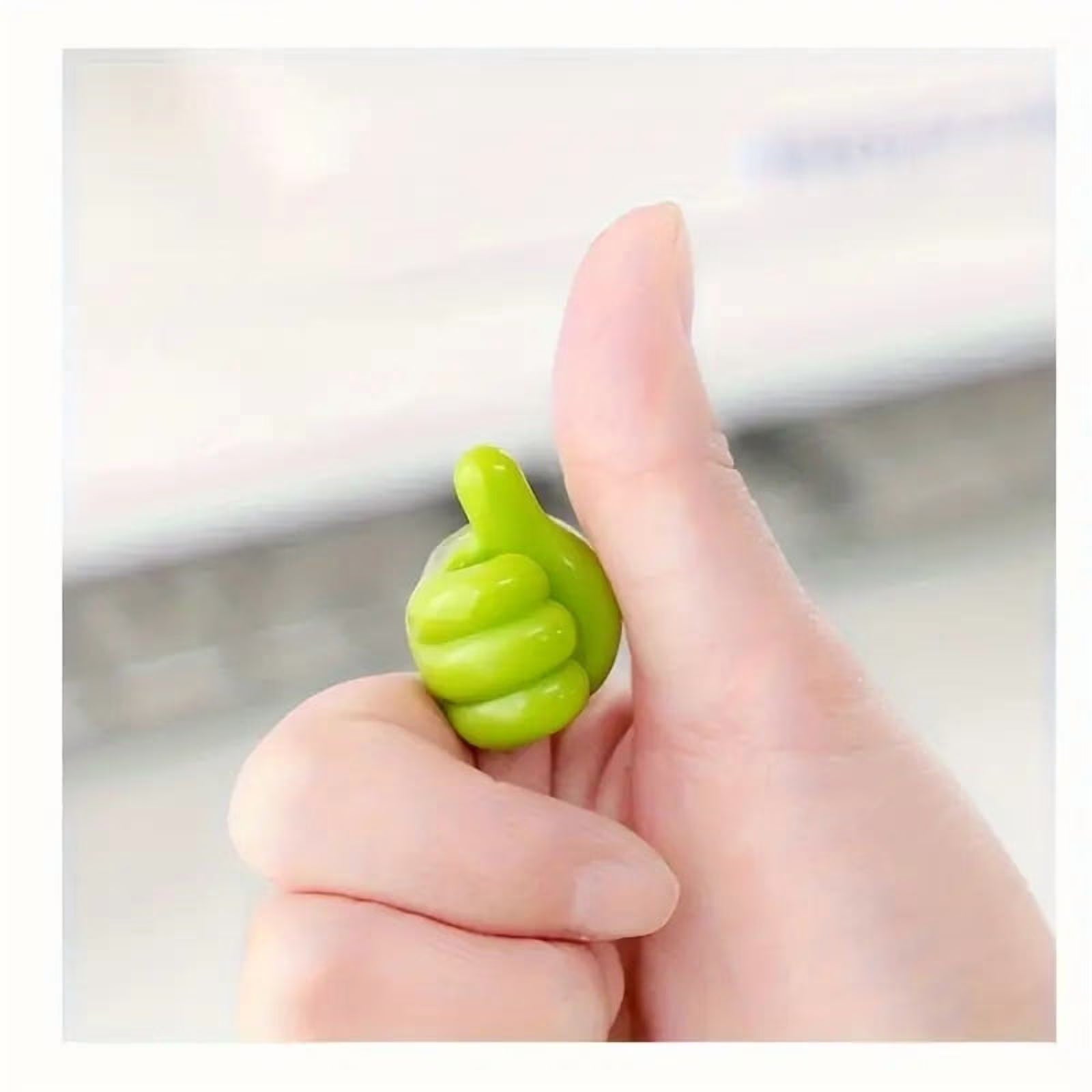 50 Pcs Silicone Thumb Wall Hook Adhesive Cable Clip Key Hanger M609