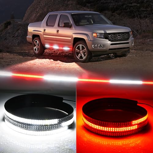 2PCS 70 inch Red White LED Sequential Strobe Light Strip M547804