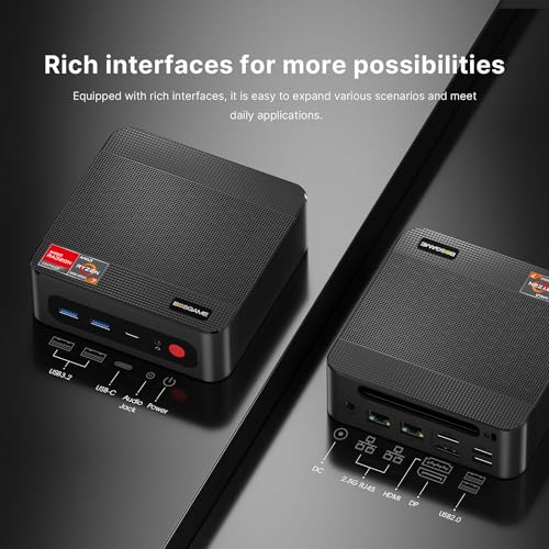 Mini Gaming PC AMD Ryzen 7 5700U 32GB RAM 1TB NVMe SSD Windows 11 Pro O495507