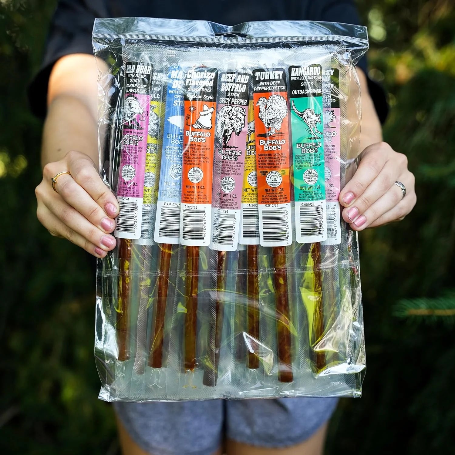 10 Piece Game Jerky Sticks Variety Pack B49647