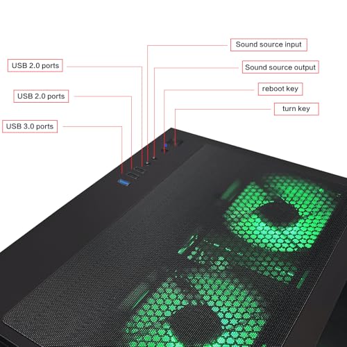 Intel Core i5 14400F RTX 4060 32GB RAM 1TB SSD Tower Computer C756