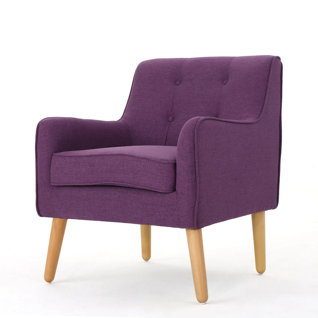 Purple Fabric Arm Chair S44066