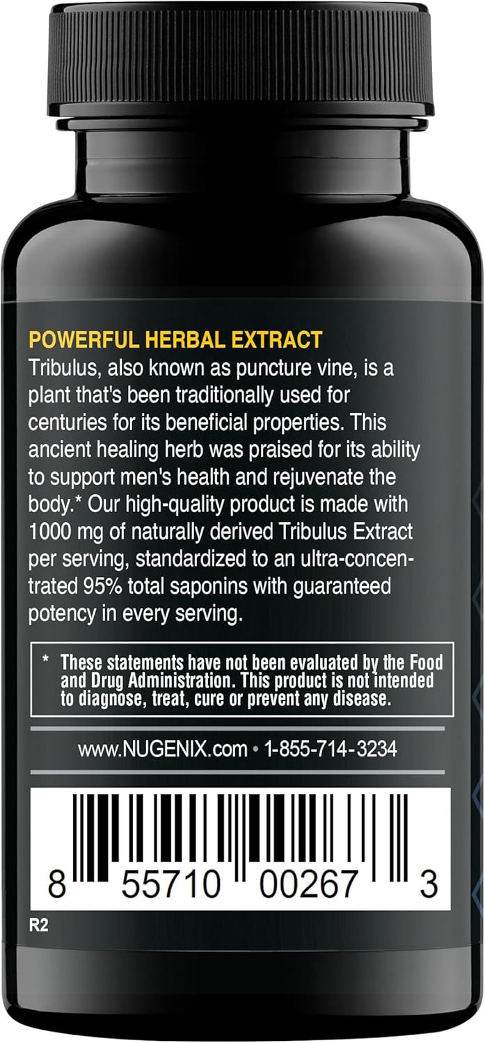 Tribulus Terrestris Extract 1000mg 60 Count Q3493