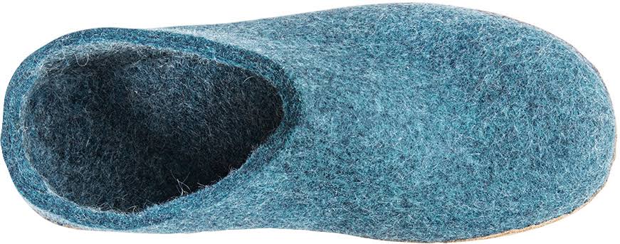 Open Heel Petrol Shoes I874
