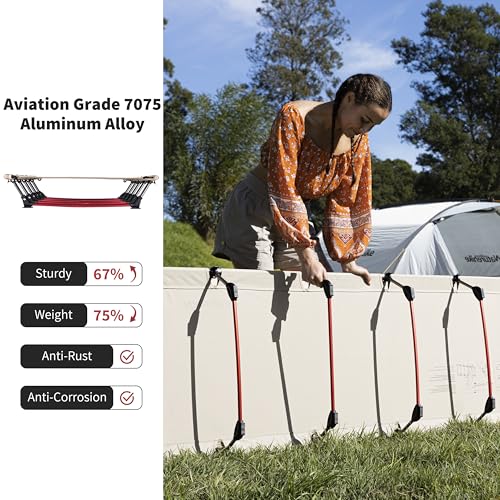 Black Ultralight Folding Camping Cot D777
