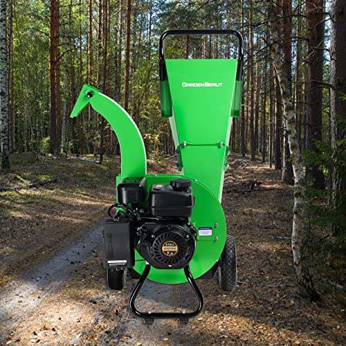 7HP 212cc Gas Powered Wood Chipper Shredder B94596