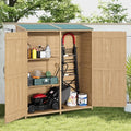 33.52 CU.FT Outdoor Storage Shed with Waterproof Asphalt Roof Q4932